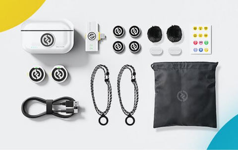 Hollyland LARK M2 with Lightning Plug (Duo,Ivory White)