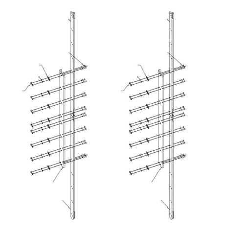 Biamp Systems ENT-CB2 1 Pair ENTASYS Coupler Brackets