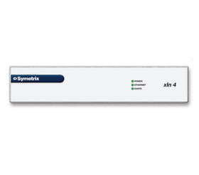 Symetrix xIn 4 Dante I/O endpoint, 4 mic/line in, 0x4 Dante, PoE, 1/2 rack width