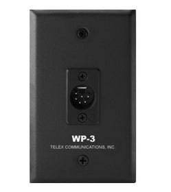 Telex RTS WP-3 2CH Wall plate 6-pin XLR