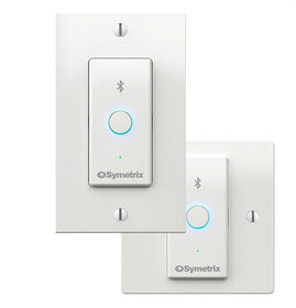 Symetrix xIO Bluetooth, White, Euro Dante I/O endpoint, Bluetooth media in, Bluetooth phone I/O, 4x4 Dante, PoE, Decora single-gang Euro version, white