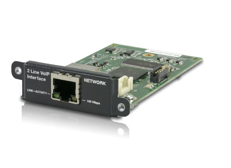 Symetrix 2 Line VoIP Interface Card I/O card for Edge/Radius NX, 1 Eth