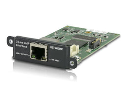 Symetrix 2 Line VoIP Interface Card I/O card for Edge/Radius NX, 1 Ethernet port, 2 line Voice over IP
