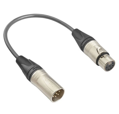 Move Light Rts Cables Telex RTS Cable 6-Pin/M SWC to 6-Pin/F NTX