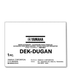 Yamaha DEK-DUGAN, DM5 Series Dugan Automix Software Package