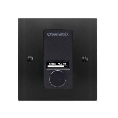 Ip Remote Symetrix W1, Black, Euro IP remote with push-button rotary encoder, OL