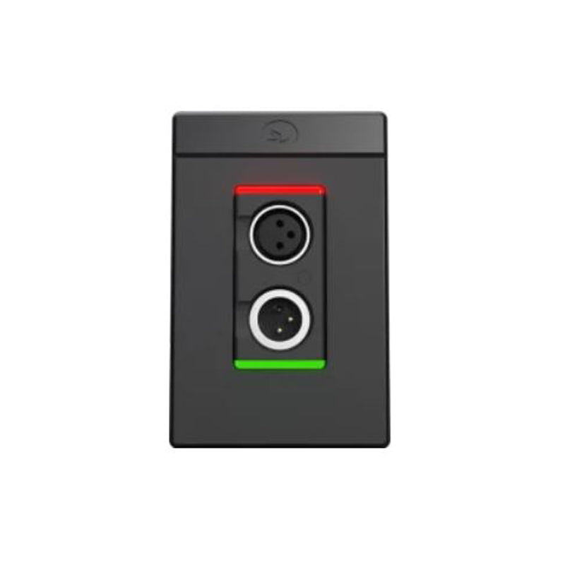 Symetrix xIO XLR 1x1, Black, US Dante I/O endpoint, 1 mic/line in, 1 l