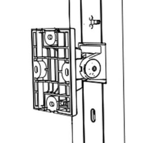Biamp Systems CMX-SM​-W ClickMount Pan-Tilt Bracket, Small, Fits EX-S6 Loudspeaker, White (920-01825-20000)