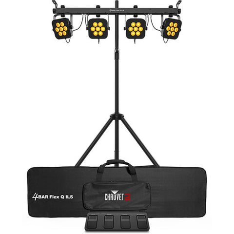 Chauvet 4BAR Flex Q ILS All-in-One RGBA LED Wash Lighting System