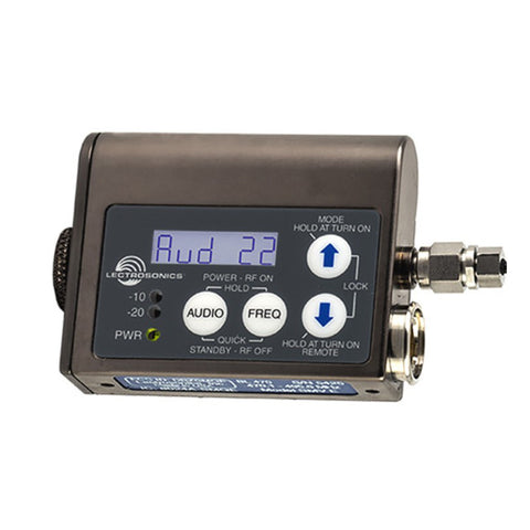 Lectrosonics SMV, Single Battery – Digital Hybrid Wireless® UHF Belt-Pack Transmitter