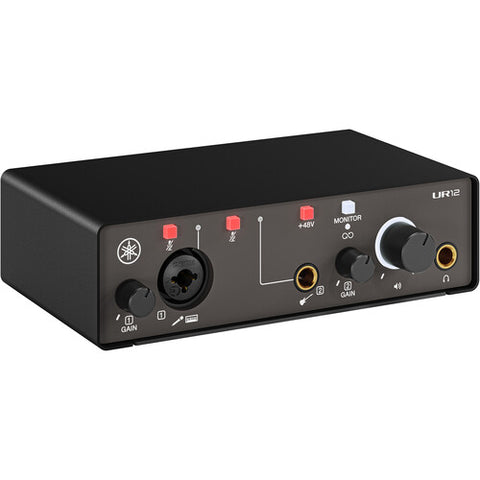 Yamaha UR12MK3 Black & White 2x2 USB-C Audio Interface