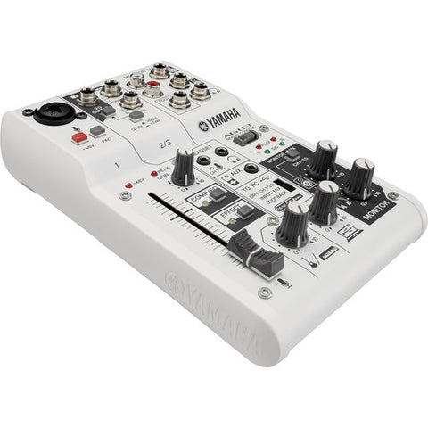 Yamaha AG03 3 Channel Mixer USB Audio Interface for Podcast