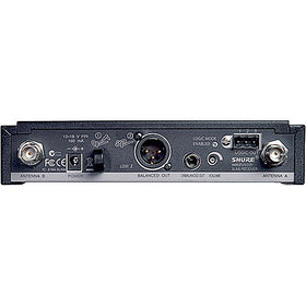 Shure SLX4 Diversity Receiver with PS21US Power Supply, 1/4 Wave Antenna, and Rack Mounting Hardware