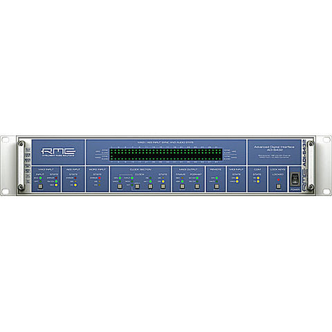 RME ADI-6432 24 Bit / 192 kHz, 2 x 64-channel MADI <> AES/EBU Converter, 19", 2RU ADI6432				 