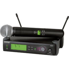 Shure SLX24/BETA58 Includes SLX2/BETA58 Handheld Transmitter with BETA58 Microphone