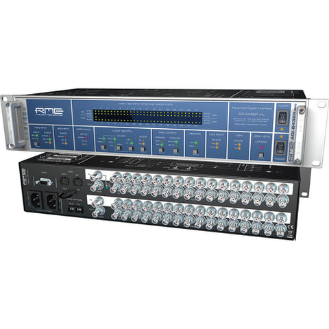 RME ADI-6432 R BNC - Single Mode 24 Bit / 192kHz, 2 x 64-channel MADI <> AES Converter, 19", 2 RU, BNC 75 ohm, w/ redundant PSU ADI6432 R BNC SINGLE				