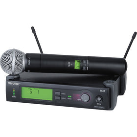 Shure SLX24/SM58 Includes SLX2/SM58 Handheld Transmitter with SM58 Microphone