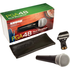 Shure PGA48-LC Cardioid dynamic vocal microphone - less cable