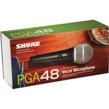 Shure PGA48-LC Cardioid dynamic vocal microphone - less cable