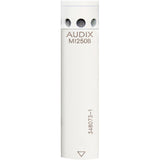 Audix M1250BWHC, MIC, COND, MICRO, 12MM H-CARD CAPS, Miniaturized Condenser Microphone (Hypercardioid, White)