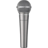 Shure SM58-50A SM58® 50th Anniversary Edition cardiod dynamic microphone with silver finish