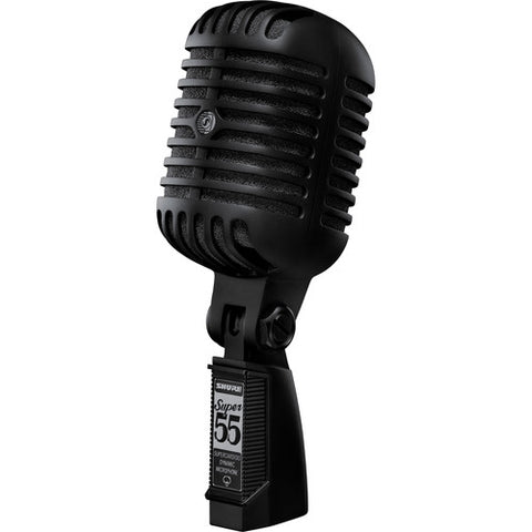 Shure Super 55-BLK 2017 Limited Edition Deluxe Vocal Microphone (Pitch