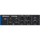 Presonus Studio 26c 2X4 USB-C / 24-bit/192kHz, w/2 Mic inputs, Studio One Artist