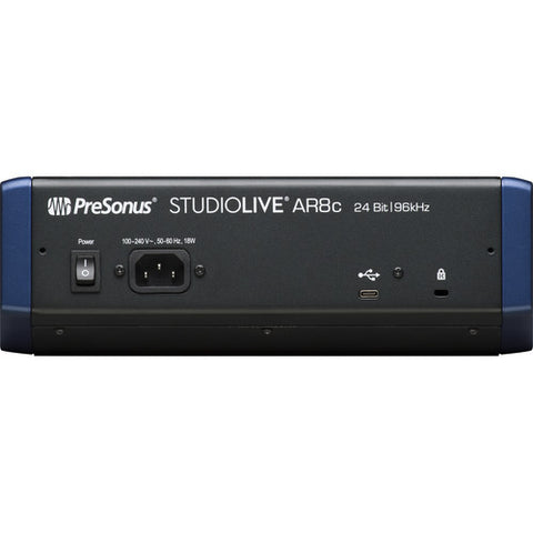 Presonus StudioLive AR8c 8-Channel USB-C Hybrid Digital/Analog Performance Mixer