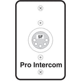Pro Intercom WP5F illustration view