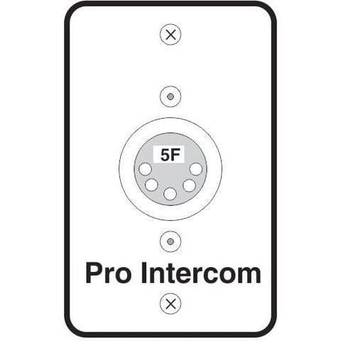 Pro Intercom WP5F illustration view