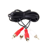 Listen Technologies LPT-A107-B Dual RCA to Dual RCA Cable 6.6 ft. (2 m)