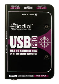 Radial USB-Pro top view