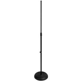 OnStage MS7201B Round Base Mic Stand (Black)