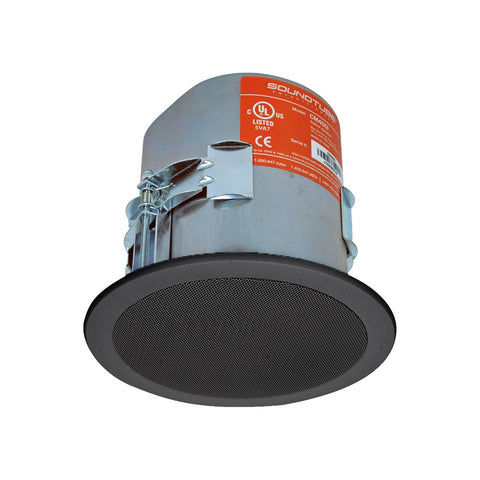 CM400I-BK SoundTube 4" 2-way In Ceiling Speaker in Black front view bottom