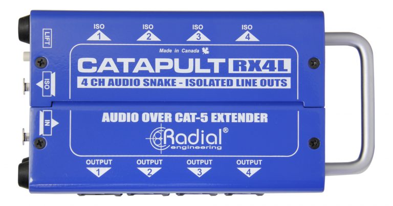 Radial Catapult MINI TX 4ch Cat5 XLRF Breakout Box