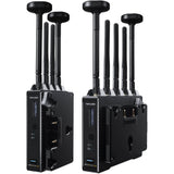 Teradek Bolt MAX Bolt 4K MAX 12G-SDI/HDMI Wireless TX/RX Set, Deluxe Set, with Battery Mounts