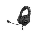 Sennheiser HMD 300 PRO, Broadcast headset with ultra-linear headphone response (dual sided, 64 ohm) and microphone (hyper-cardioid, dynamic). Includes (1) HMD 300 PRO headset and (1) wind and pop screen.  Cable sold separately