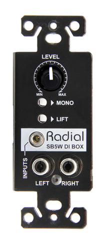Radial SB-5W Wall DI front view