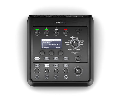 Bose T4S ToneMatch Mixer Top view controls