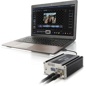 Datavideo TC-PC350 Character Generator with CG-350 System and HP Elitebook Laptop