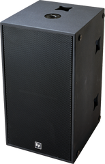 Electro Voice QRX-218S-BLK 1200 watt dual 18-inch subwoofer with EVX-1