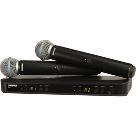 Shure BLX288/B58 Wireless Dual Vocal System with two Beta 58A (H10, H11, H9, J11)