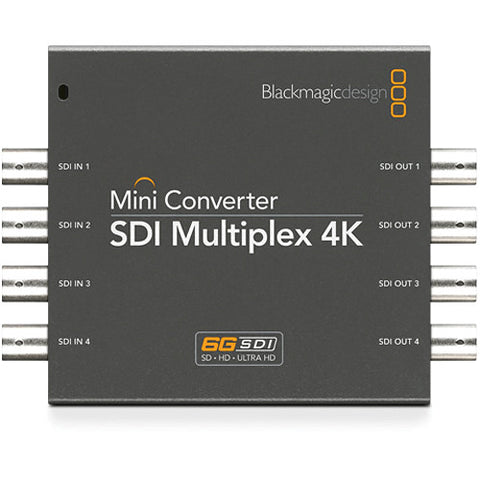 Blackmagic Design BMD-CONVMSDIMUX4K Mini Converter - SDI Multiplex 4K top view