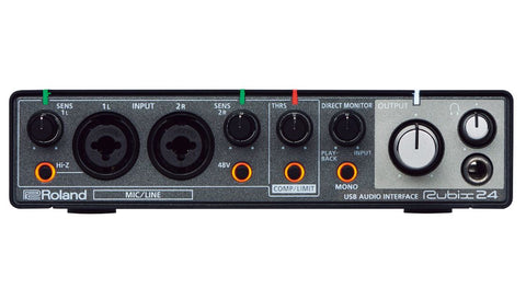 Roland RUBIX24, USB Audio Interface – 2 In / 4 Out, 2-IN/4-OUT,  HIGH-RESOLUTION INTERFACE FOR MAC, PC AND IPAD