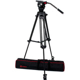 OZEN OZEN-OZ-5CF2S Tripod system AGILE 5S (S-LOC) w/extndng pan bar + 75CF2 + extndng mid-lvl sprdr & wide rbr ft + softcase