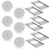 Bose FreeSpace DS 100F Contractor 6-Pack Large Flush Ceiling Speakers  6 DS White All set