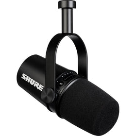 Shure MV7 Podcast Microphone (Black, Silver, Bundle)