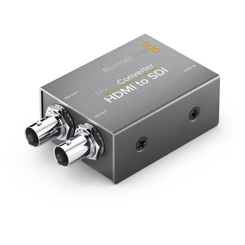 Blackmagic Design BMD-CONVCMIC/SH/WPSU Micro Converter - SDI to HDMI with Power Supply quarter right