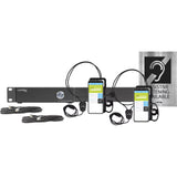 Listen Technologies LWS-10-A1-D 2-Channel Wi-Fi System with 2 Receivers (Dante)