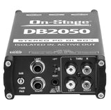 OnStage DB2050 Active Stereo Multi-Media DI Box